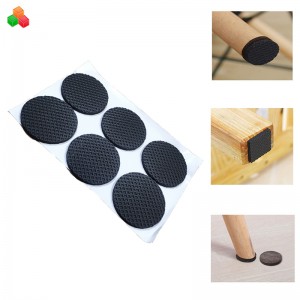 Donggguan utformad storlek självhäftande självhäftande gummi möbel bordsfot- skyddsdyna eva skumpig stolpe glider